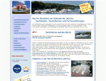 Tablet Screenshot of marina-buchholz.de